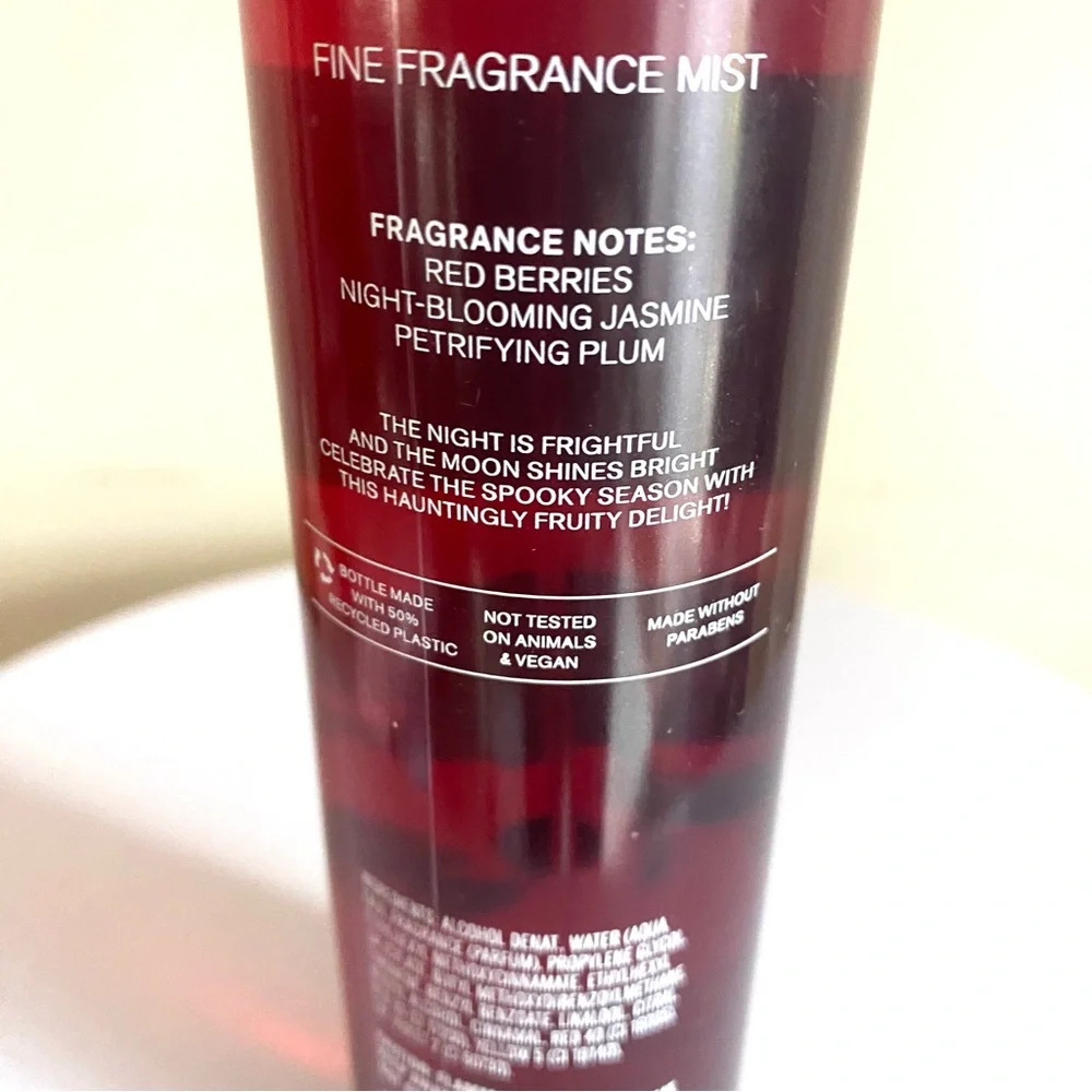 Bath & Body Works Vampire Blood Red and Black scent Mist full size NWT
